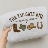Tailgate Boutique Embroidered Mock Neck - FINAL SALE PREORDER