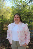 Blushin' Cowgirl Western Sheer Button Up