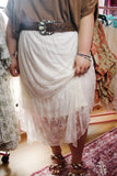 Cowgirl Keepsake Ivory/White Lace Skirt