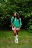 Western Picnic - Drawstring Shorts