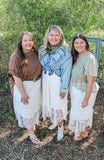 Cowgirl Keepsake Ivory/White Lace Skirt