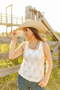 Beige and Boujee Lace Top