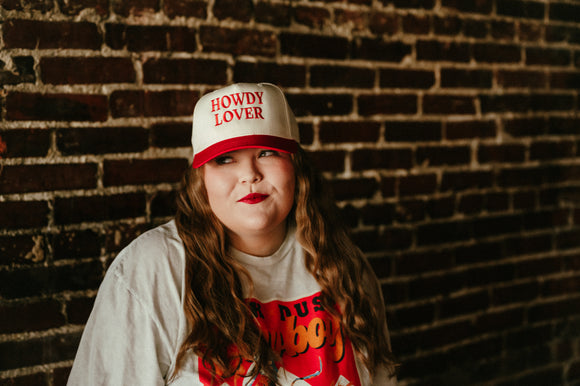 Howdy Lover Embroidered Trucker Hat