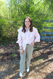 Clover Creek Sage Green Denim Jeans