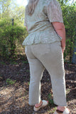 Clover Creek Sage Green Denim Jeans