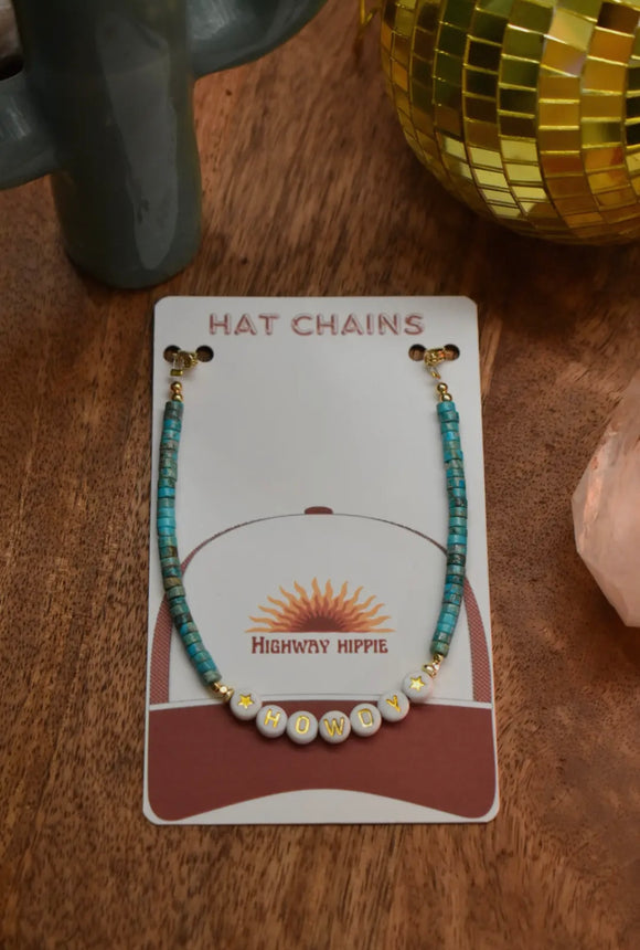 Howdy Trucker Hat Chain - Handmade