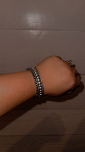 Silver Cuff Bracelet - Adjustable!