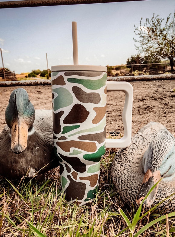 Duck Camo 40oz Tumbler Travel Cup