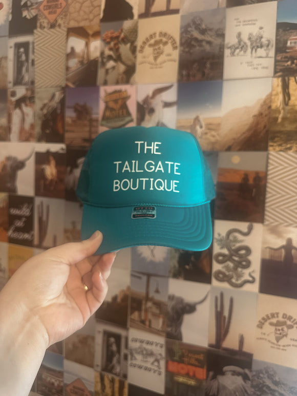 The Tailgate Boutique - Turquoise Trucker Hat