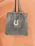 Lucky You Horseshoe Denim Bag