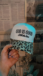 We R Sisters - Cheetah Print Hat - God Is Good
