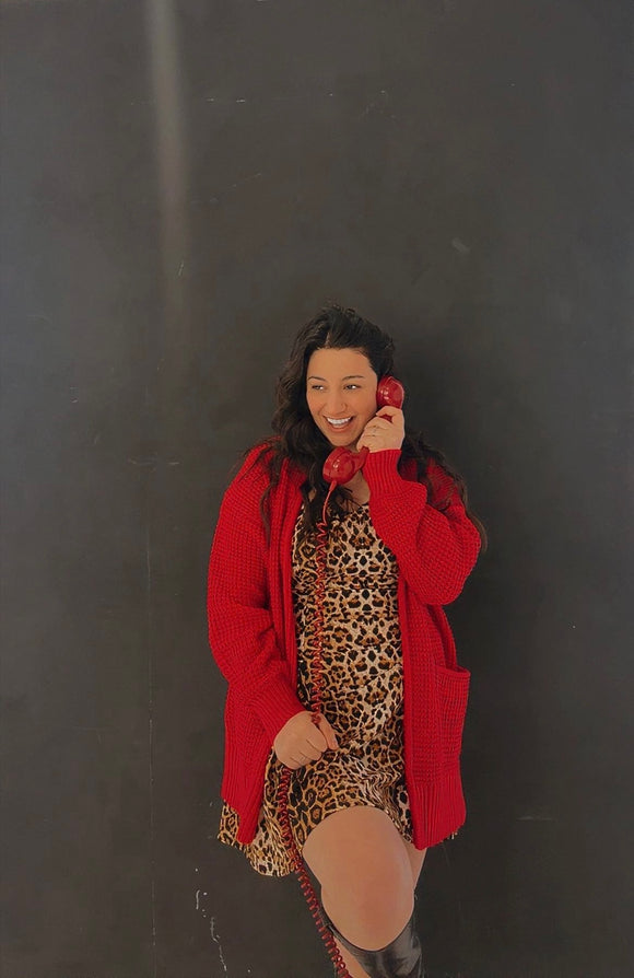 red cheetah print dress ASOS DESIGN slash neck maxi in leopard Crafted from high Glamorous Red Leopard Maxi Dress