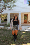 Morning Mocha - Cable Knit Nude Brown Cardigan