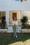 Simply Sage Mineral Washed Sage Green Jogger