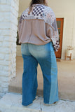 Conway All The Way - Two Tone Wide Leg Denim Jeans