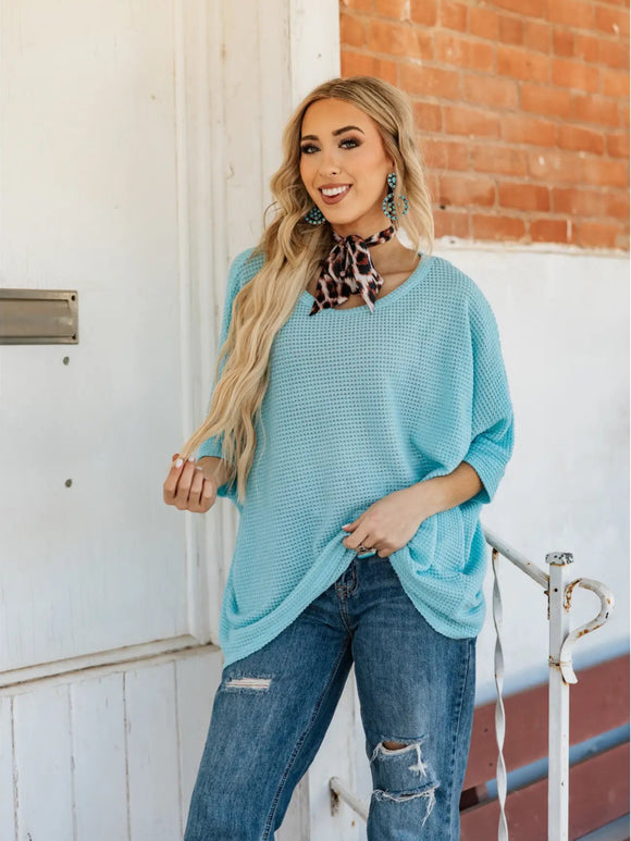 Strut Like You Mean It - Crochet Oversized Relaxed Fit Short Sleeve Poncho Top