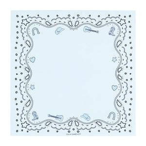 Blue Bandana Western Notepad