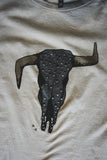 Django Drive Studded Bull Mineral Wash Graphic Tee