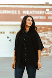 Go With The Flow Western Sheer Button Up