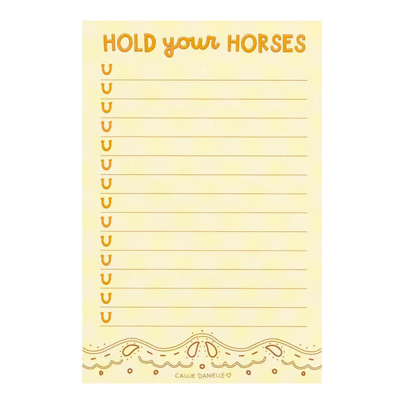 Hold Your Horses Southern Notepad