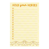 Hold Your Horses Southern Notepad