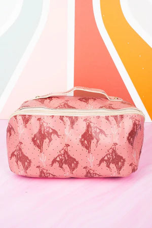 Pink Rodeo Makeup Bag