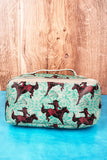 Turquoise Rodeo Makeup Bag